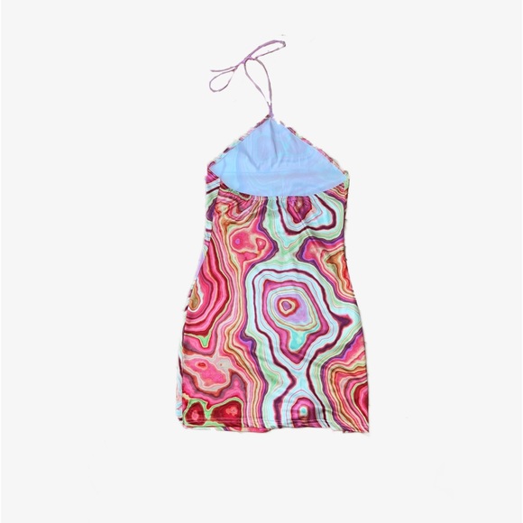 Summer mini halter dress - Picture 2 of 2